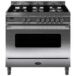 Britannia RC-9SG-DE Delphi Dual Fuel Range Cooker Stainless Steel